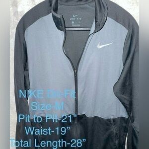 Nike Dri-Fit Men's Performance Jacket in Black and Gray